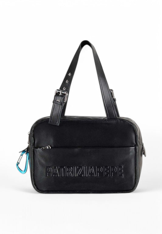 PATRIZIA PEPE Borsa Shopper Donna Nero 2B0125L113P-PE25-K103