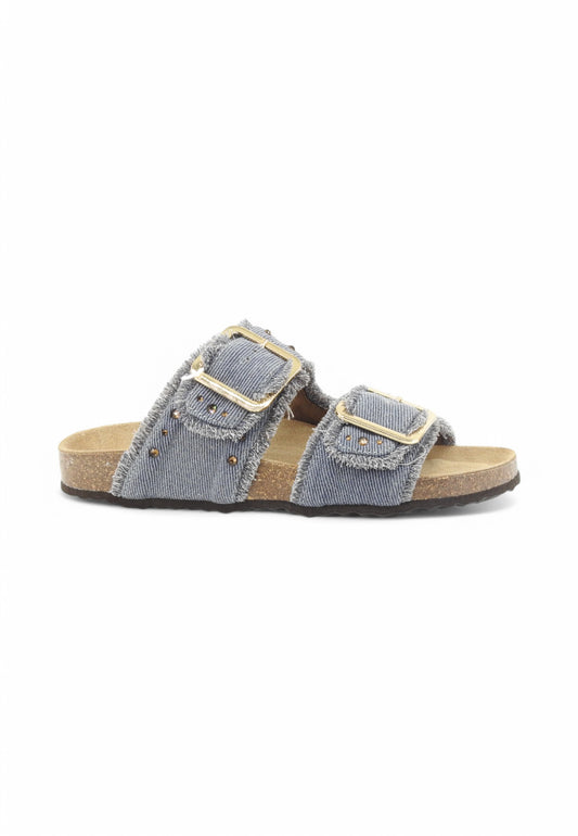 GEOX Ciabatte Donna Blu Denim Strass D55Y3S11-PE25-C4005