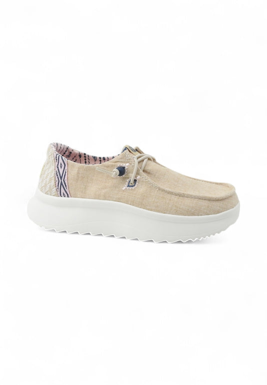 HEY DUDE Stringate Sportive Donna Beige HD.41946-PE25-265