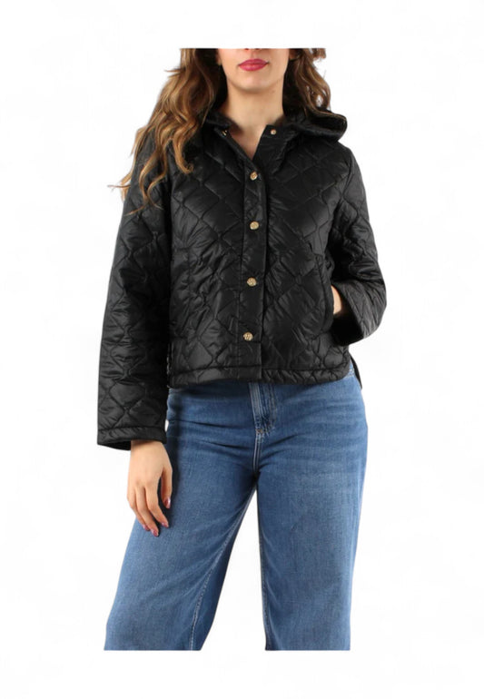 EMME MARELLA Giubbino Donna Nero FLEUR-PE25-008