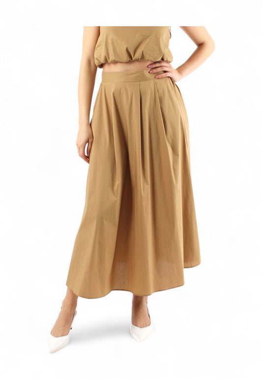EMME MARELLA Gonna Donna Beige URALI-PE25-005