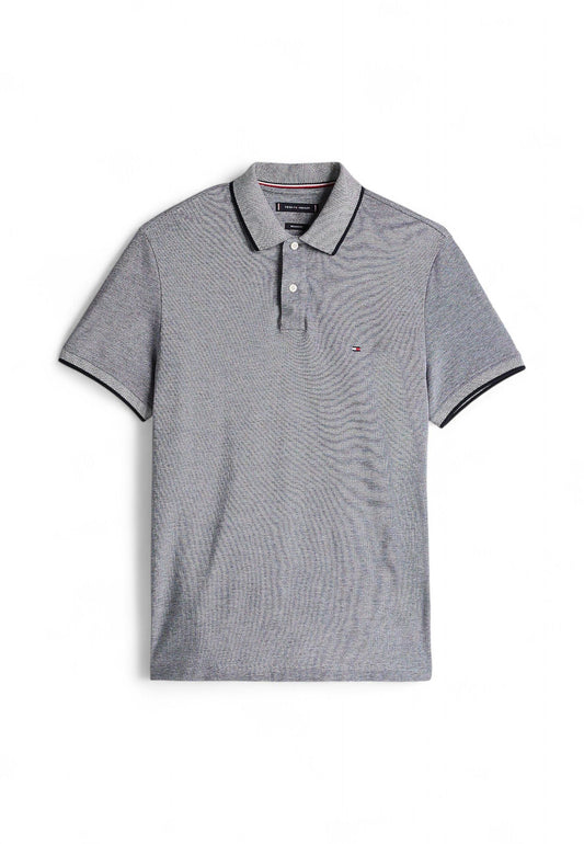 TOMMY HILFIGER Polo Uomo Blu Grigio MW0MW38470DW5-PE25