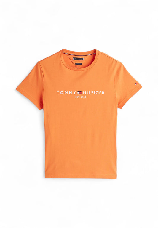 TOMMY HILFIGER T-Shirt Uomo Arancione MW0MW11797SCX-PE25