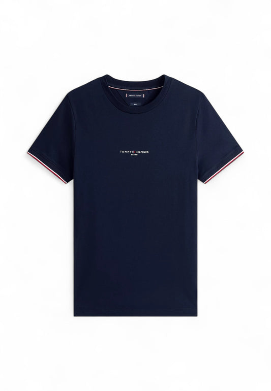 TOMMY HILFIGER T-Shirt Uomo Blu MW0MW32584DW5-PE25