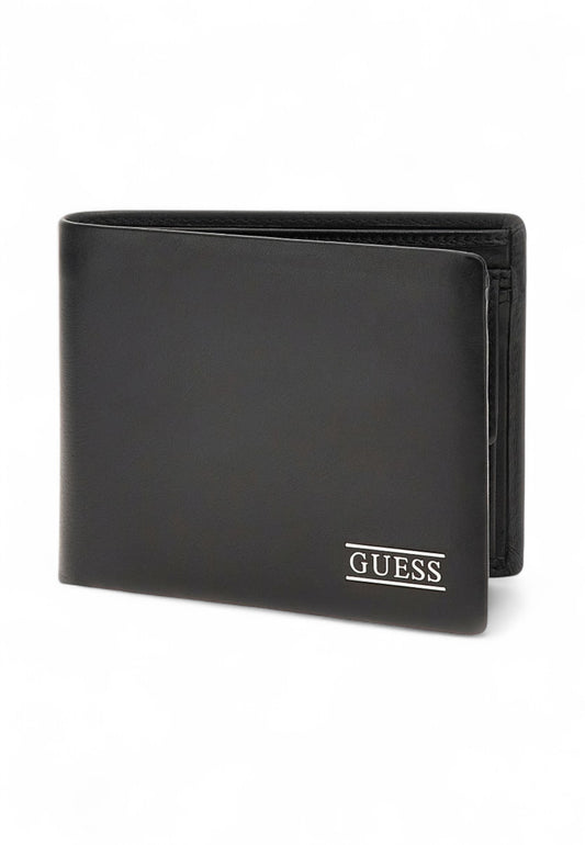GUESS Portafogli Uomo Nero SMNEBRLEA20-PE25-BLA