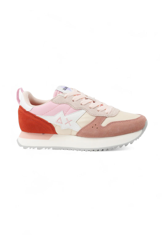 SUN68 Sneakers Donna Rosa Rosso Bianco Z35211-PE25-39