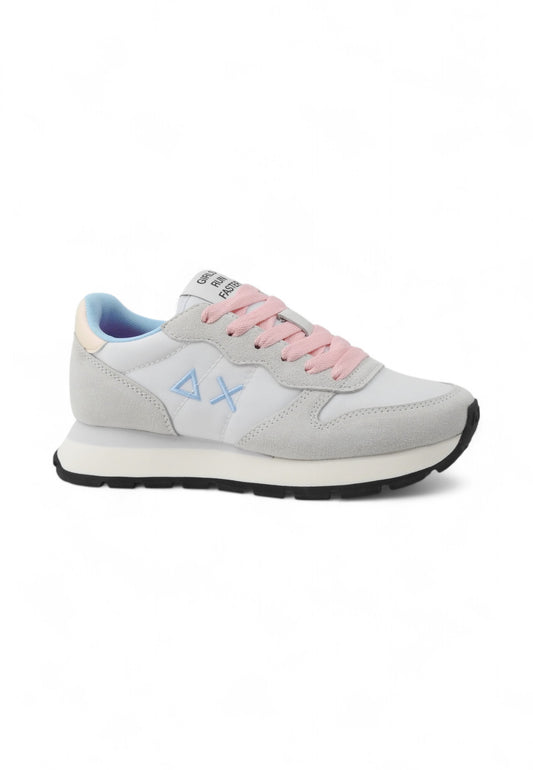 SUN68 Sneakers Donna Bianco Azzurro Rosa Z35201-PE25-01