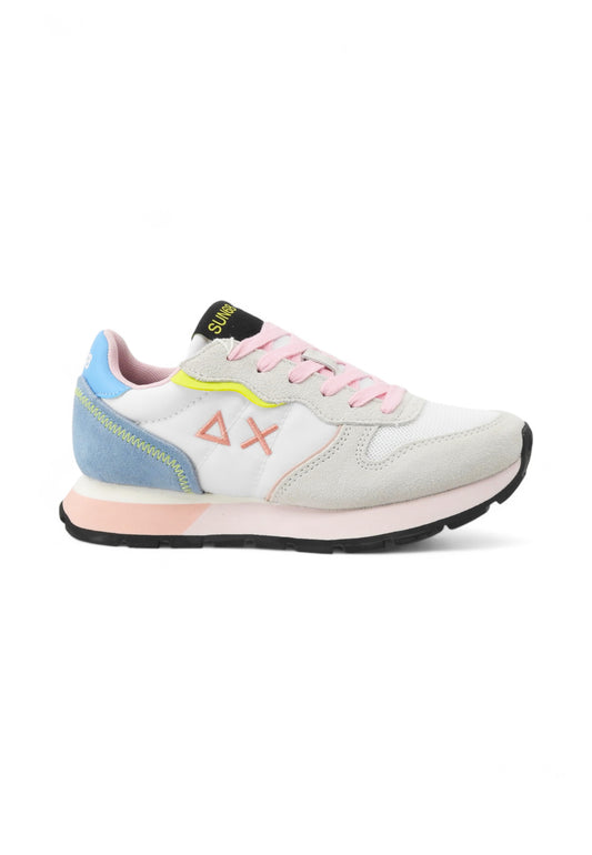 SUN68 Sneakers Donna Bianco Azzurro Rosa Z35204-PE25-01