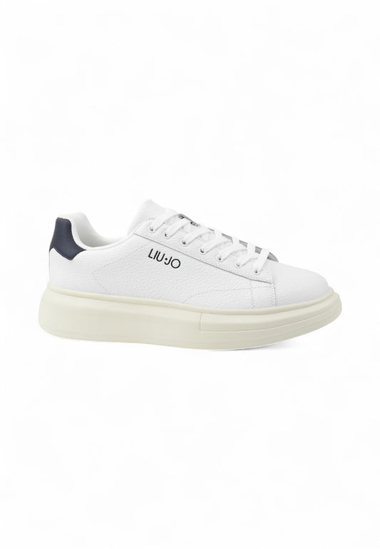 LIU JO Sneakers Uomo Bianco Blu 7B5005PX631S3696-PE25
