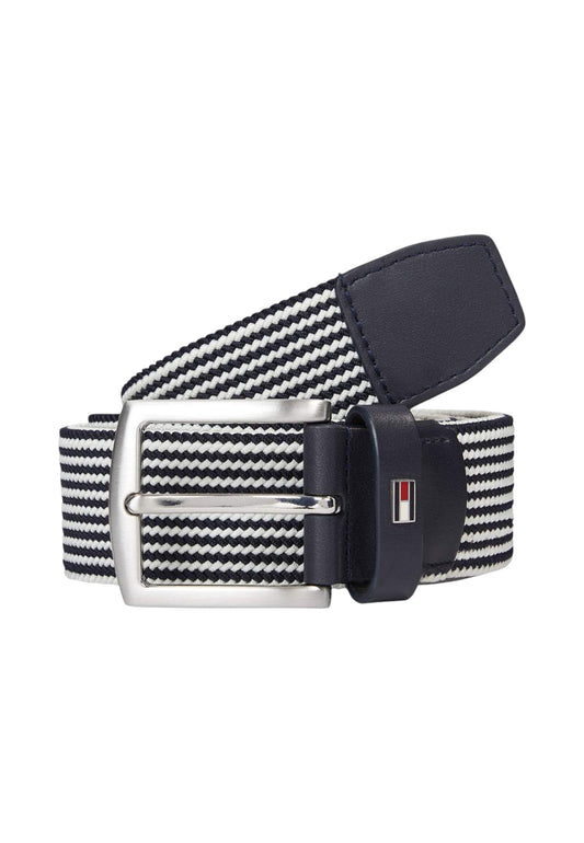 TOMMY HILFIGER Cintura Uomo Blu Bianco AM0AM13354-DW6-PE25