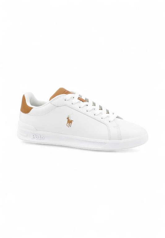 POLO RALPH LAUREN Sneakers Uomo Bianco Marrone 809877598001-AI26