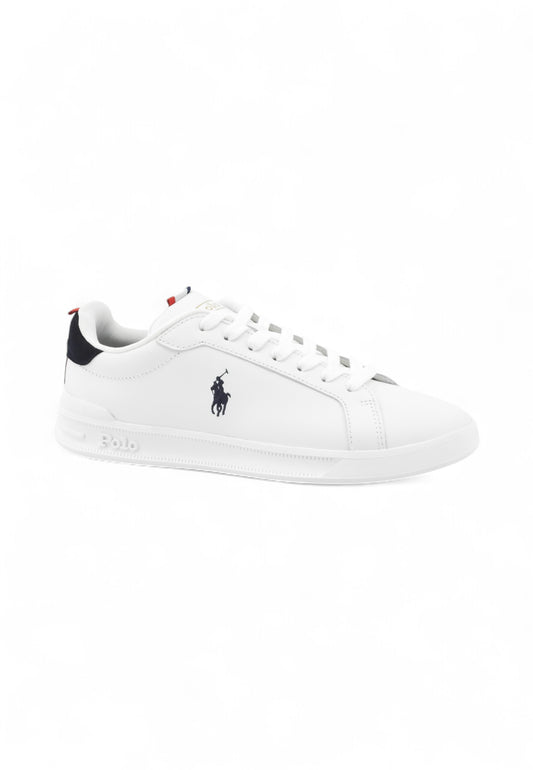 POLO RALPH LAUREN Sneakers Uomo Bianco Blu Rosso 809860883003-AI26