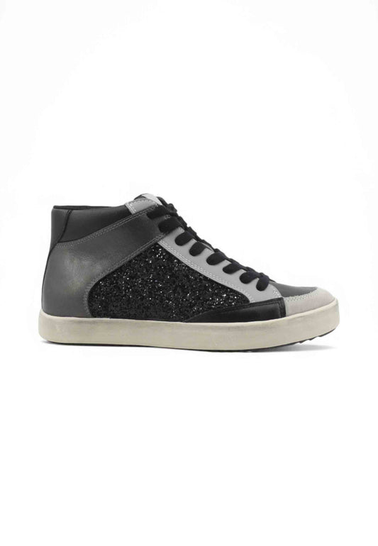 GEOX Sneakers Donna Nero Argento D466HH054EW-AI26-C0039
