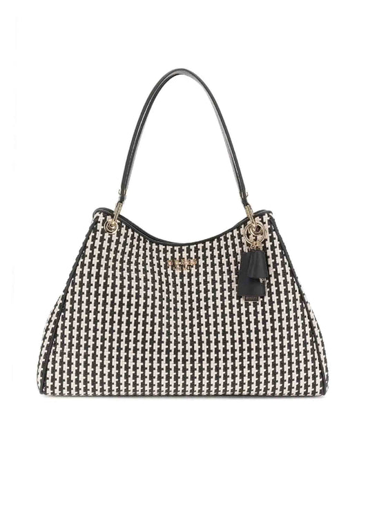 GUESS Borsa Shopper Donna Nero Beige HWWG9631230-AI26-BML