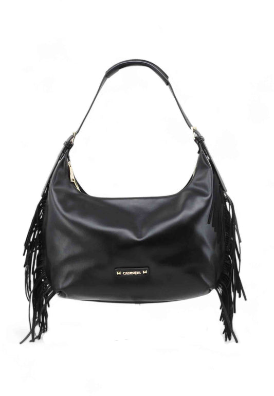 CAFE NOIR Borsa Shopper Donna Nero Frange C3NE0933-AI26-N001