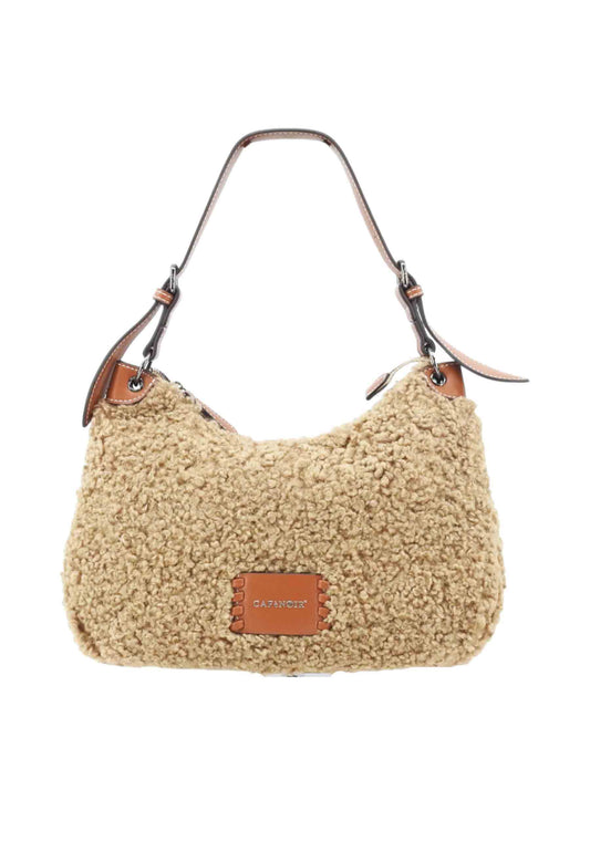 CAFE NOIR Borsa A Spalla Donna Beige Marrone C3NF0919-AI26-M059
