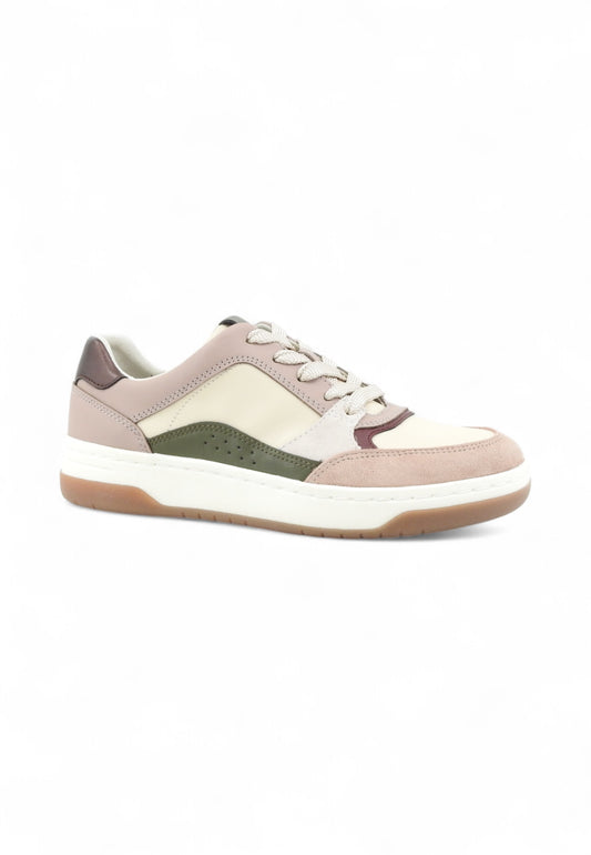 GEOX Sneakers Donna Rosa Beige Verde D564QB8522-AI26-C1SA7