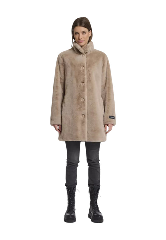 RINO&PELLE Giacca Cappotto Donna Beige Nonna.7002511-AI26-Birch