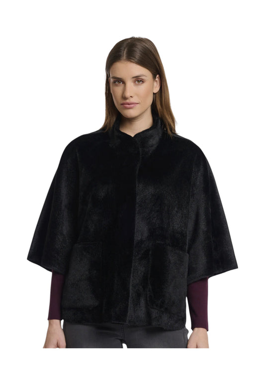 RINO&PELLE Giacca Poncho Donna Nero Dewi.7002511-AI26-Black
