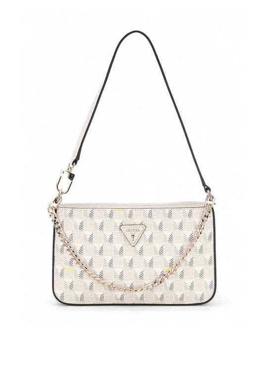 GUESS Borsa A Spalla Donna Bianco Grigio Beige HWJT8681720-AI26-STL