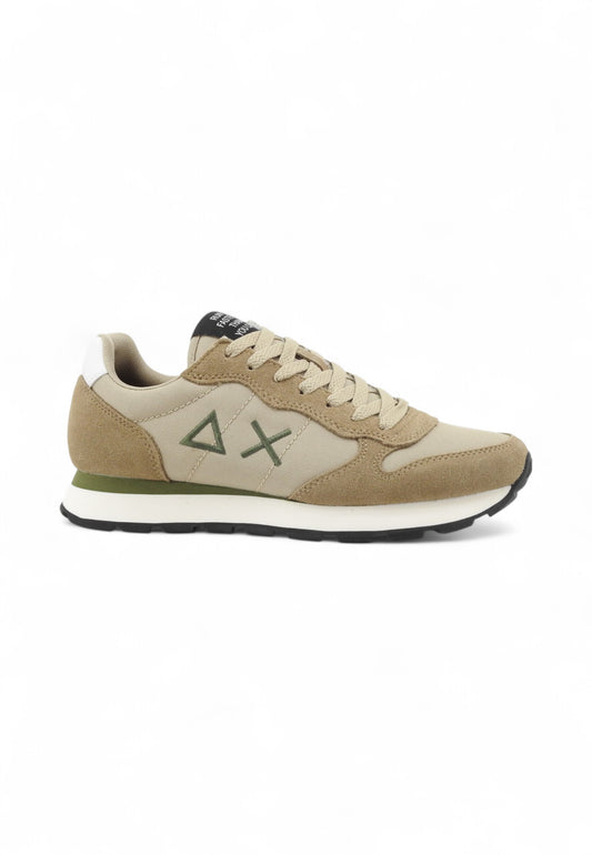SUN68 Sneakers Uomo Beige Verde Z45101-AI26-77