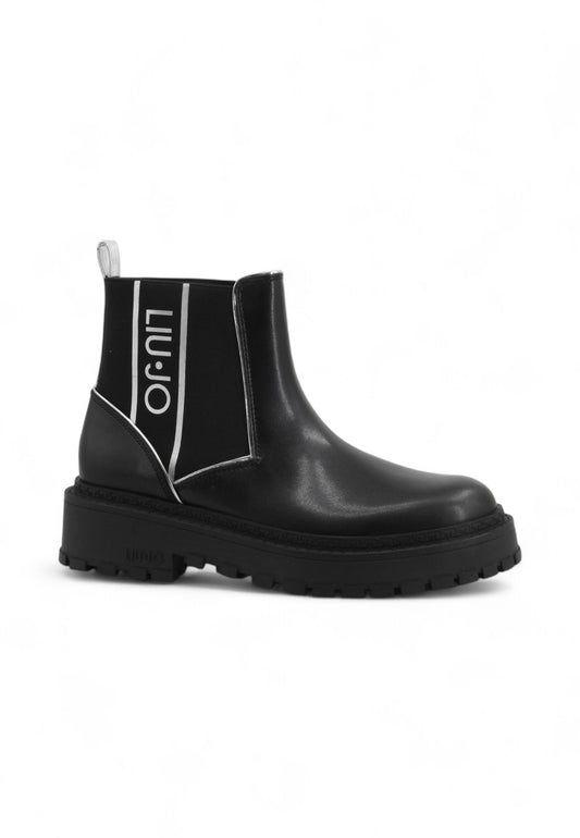 LIU JO Stivaletti Donna Nero Argento SF5063PX24122222-AI26