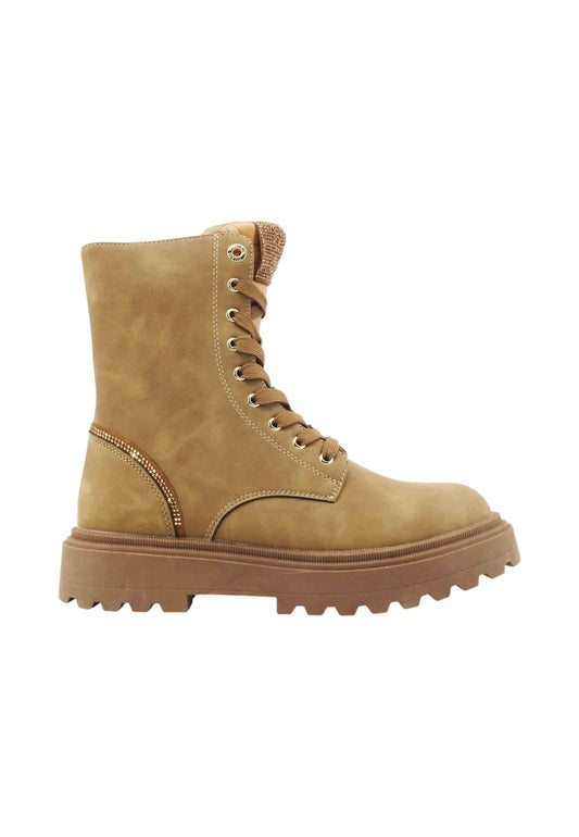 ALVIERO MARTINI Anfibi Donna Beige Strass 23190315-AI26-X937