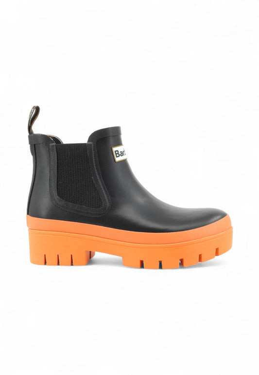 BARBOUR Stivaletti Donna Nero Arancione LRF0100BK71-AI26
