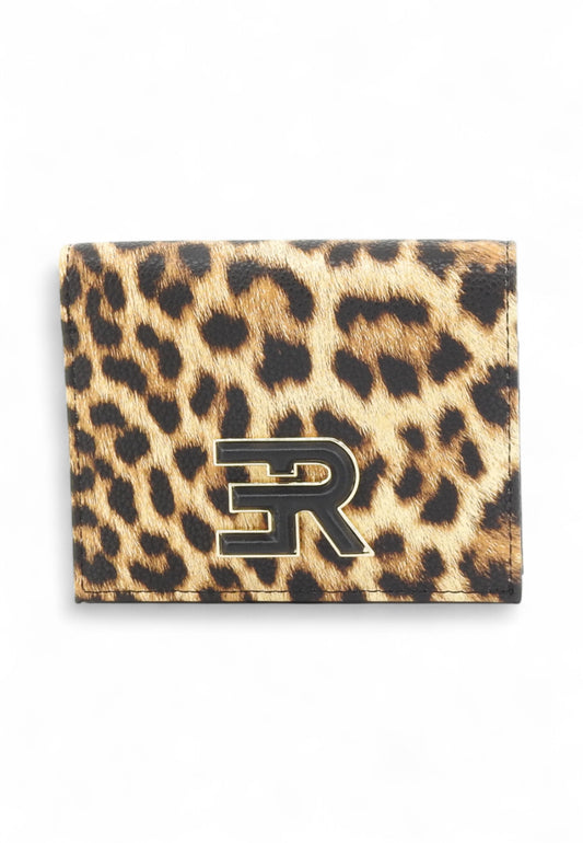 ERMANNO FIRENZE Portafogli Donna Animalier Beige Nero 12600390-AI26-3203