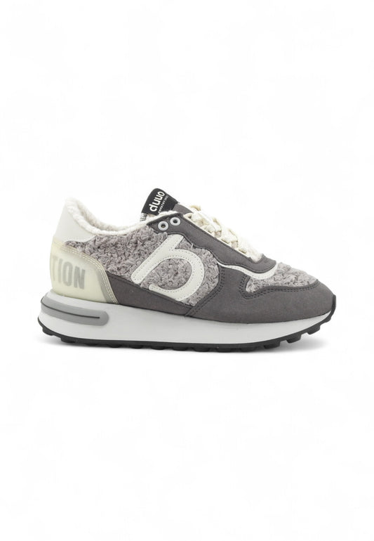 DUUO Sneakers Donna Grigio Bianco D124095-AI26