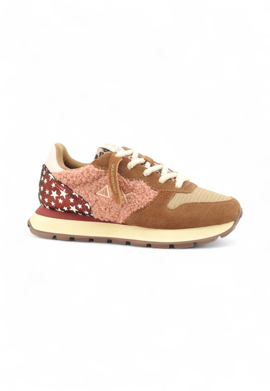 SUN68 Sneakers Donna Marrone Rosa Z45208-AI26-93