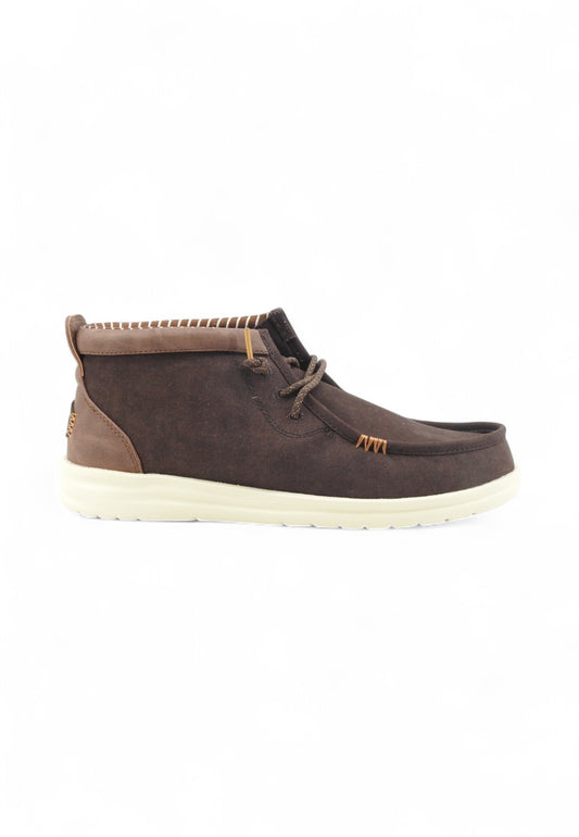 HEY DUDE Wally Mid GripR Vin Classic Stringate Uomo HD.44322-AI26-2KI