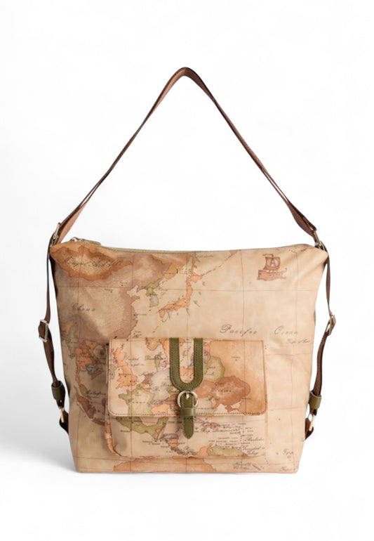 ALVIERO MARTINI Borsa Shopper / Zaino Donna Beige Verde LD35S578-AI26-0609