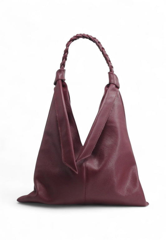 VIA MILANO 21 Elena Borsa Shopper Donna Bordeaux ELENABO-AI26