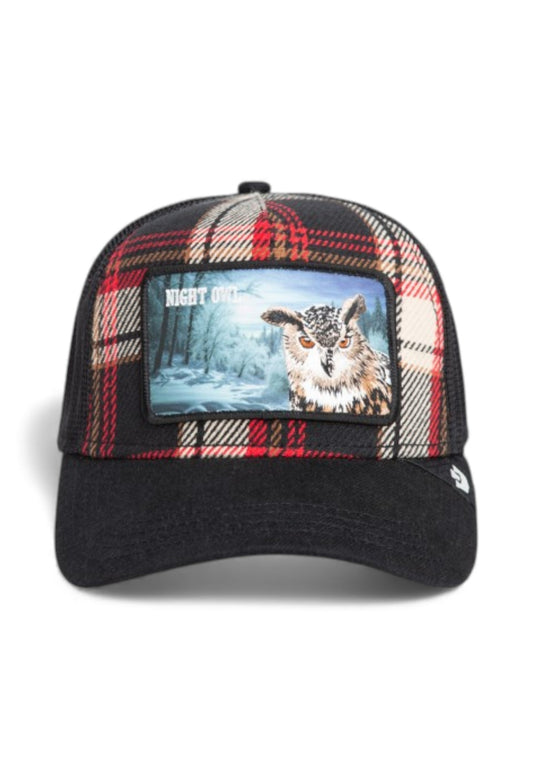 GOORIN BROS Cappello Trucker Night Owl Nero Rosso 101-2310-PLAID-AI26
