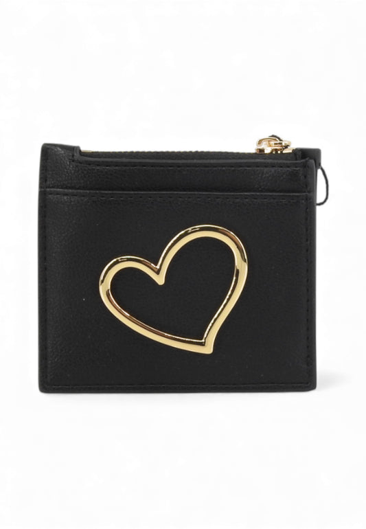 LOVE MOSCHINO Portafogli Portacarte Donna Nero Oro JC5509PP1OLQ0000-PE26