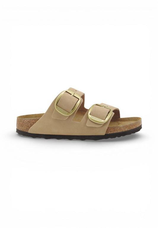 BIRKENSTOCK Ciabatte Arizona Big Buckle NF Donna Beige 1024064-PE26