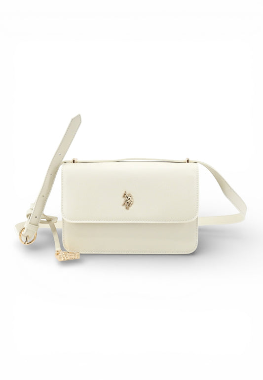 U.S. POLO ASSN. Borsa Tracolla Donna Bianco BIUJE8909WVP802-PE26