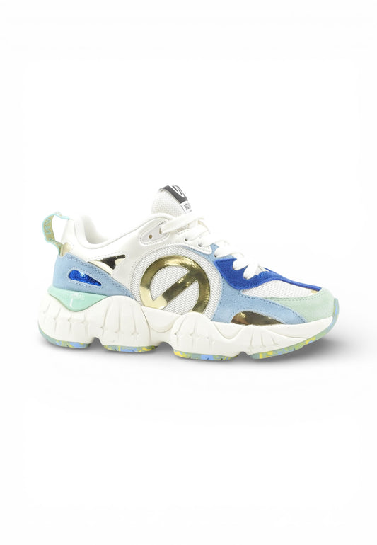 NO NAME Sneakers Donna Azzurro Bianco PNVKKISDVE-PE26