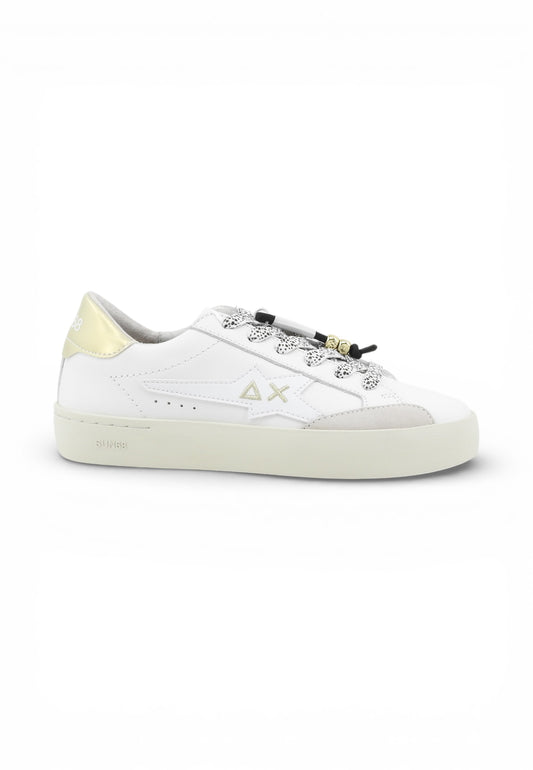 SUN68 Sneakers Donna Bianco Oro Z36242-PE26-01