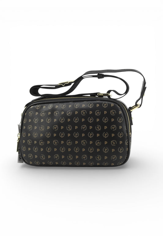 POLLINI Borsa Tracolla Donna Nero Beige TE8467PP0DQ2600A-PE26