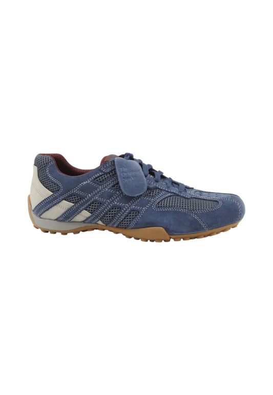 GEOX Sneakers Uomo Blu Grigio U55MNA2214-PE26-C4348