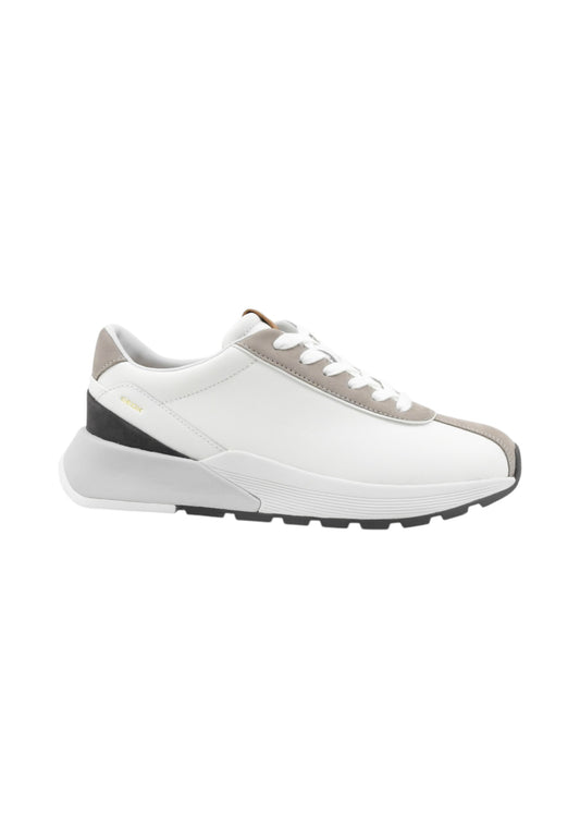 GEOX Sneakers Uomo Bianco Grigio U65N0A8532-PE26-C1Z5Y