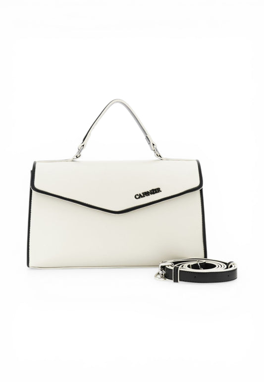 CAFE NOIR Borsa A Mano Donna Bianco Nero C3NO1034-PE26-W001