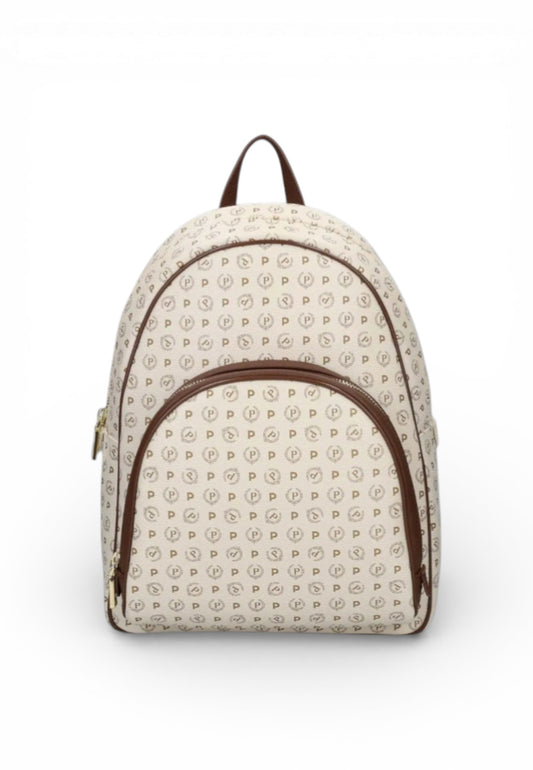 POLLINI Zaino Donna Bianco Marrone TE8553PP0OQ1110C-PE26