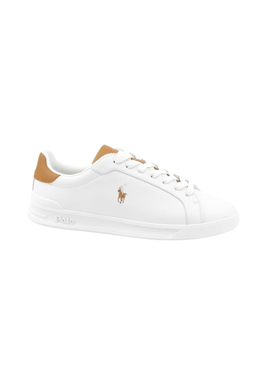 POLO RALPH LAUREN Sneakers Uomo Bianco Marrone 809877598001-PE26