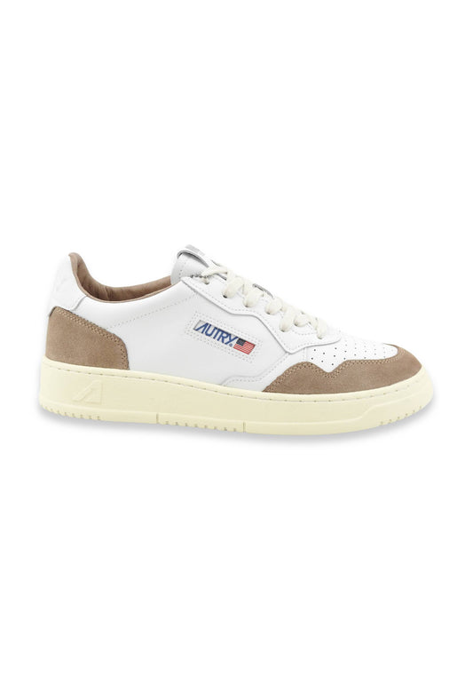 AUTRY Sneakers Uomo Bianco Marrone AULMFT02-PE26