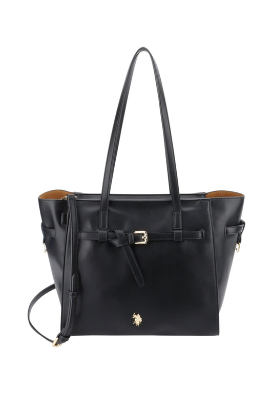U.S. POLO ASSN. Borsa Shopper Donna Nero BEU2G9067WVP000-PE26