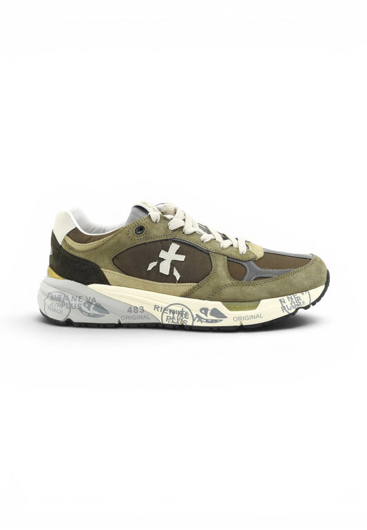 PREMIATA Sneakers Uomo Verde Marrone MASE25VAR8022-PE26