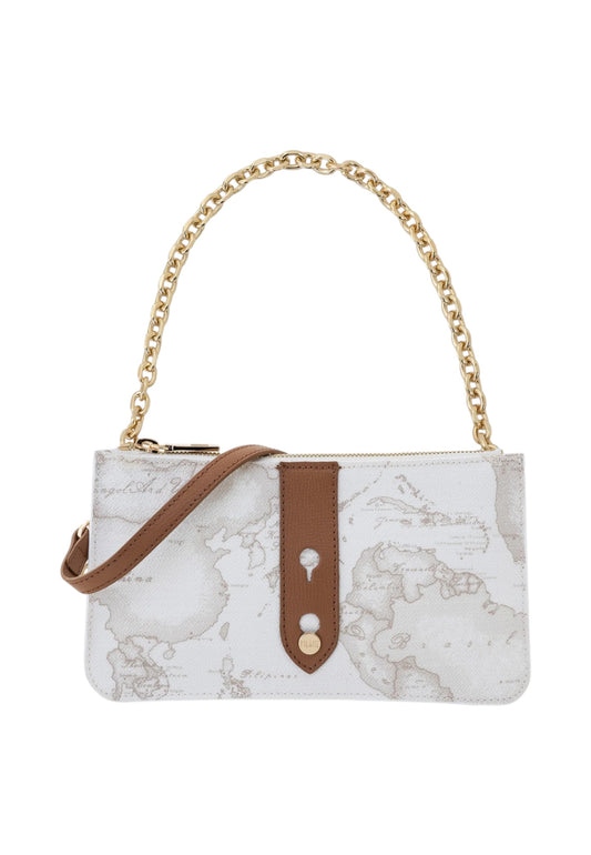 ALVIERO MARTINI Borsa A Mano Donna Bianco Marrone PQ08W616-PE26-0900
